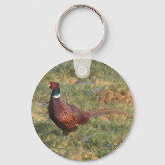 Pheasant Keychain