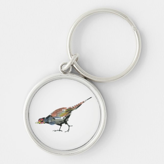 Pheasant Keychain (Front)