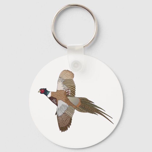 Pheasant Keychain (Front)