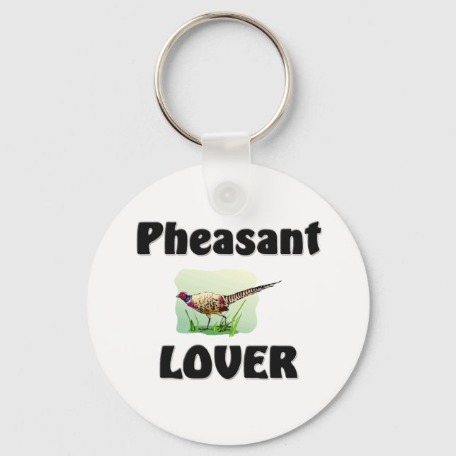 Pheasant Lover Keychain (Front)