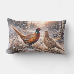 Pheasant  lumbar pillow