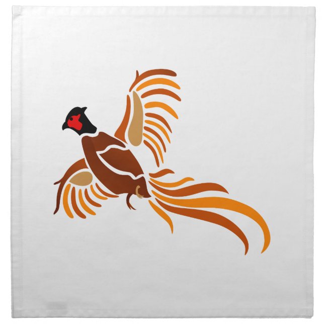 Pheasant Napkin (Front)