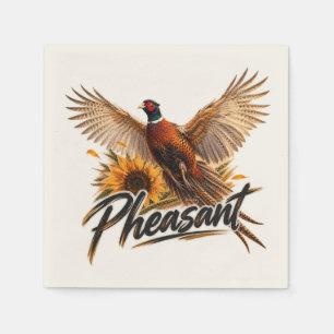 Pheasant napkins