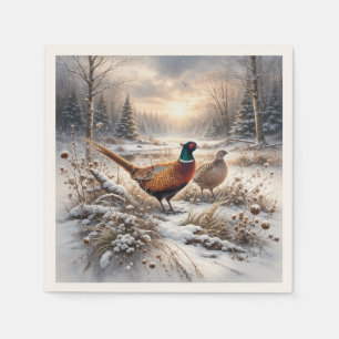 Pheasant napkins
