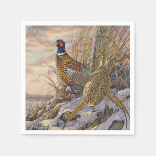 Pheasant napkins
