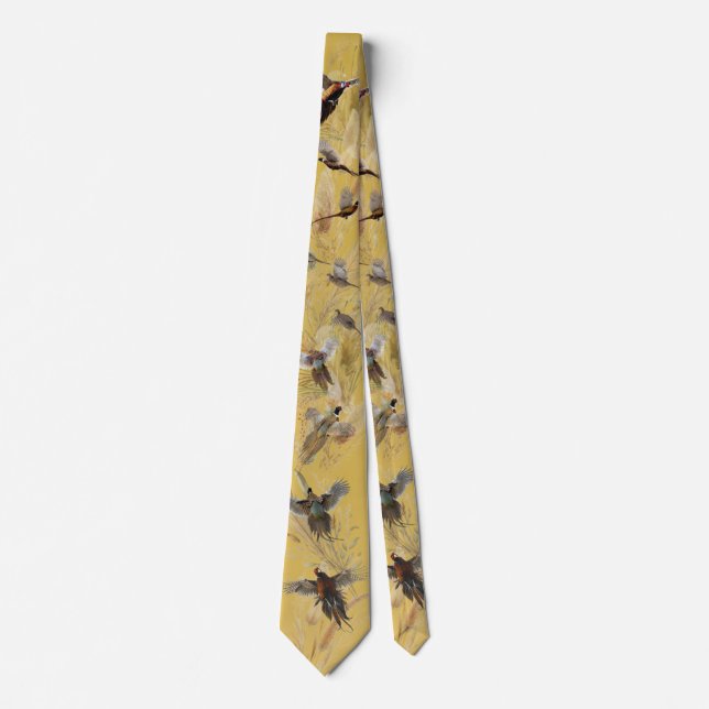 Pheasant  neck tie (Front)