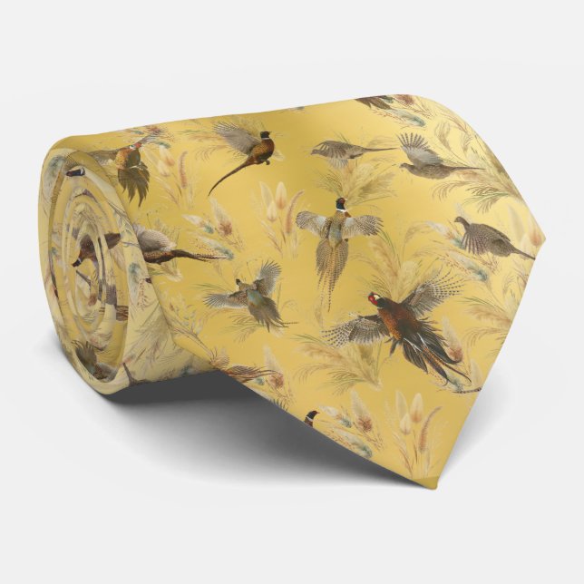 Pheasant  neck tie (Rolled)