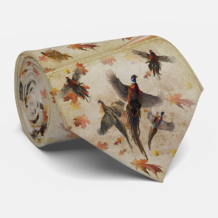 Pheasant neck tie