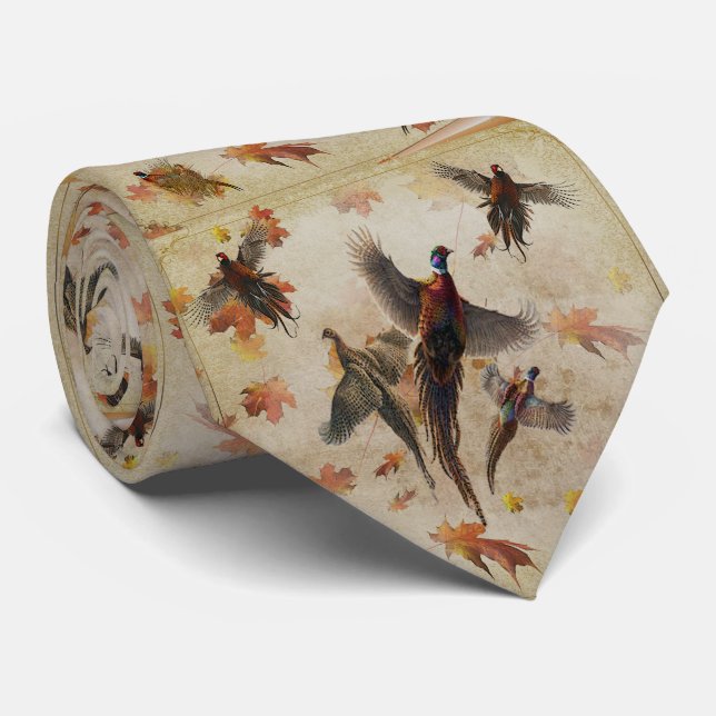 Pheasant  neck tie (Rolled)