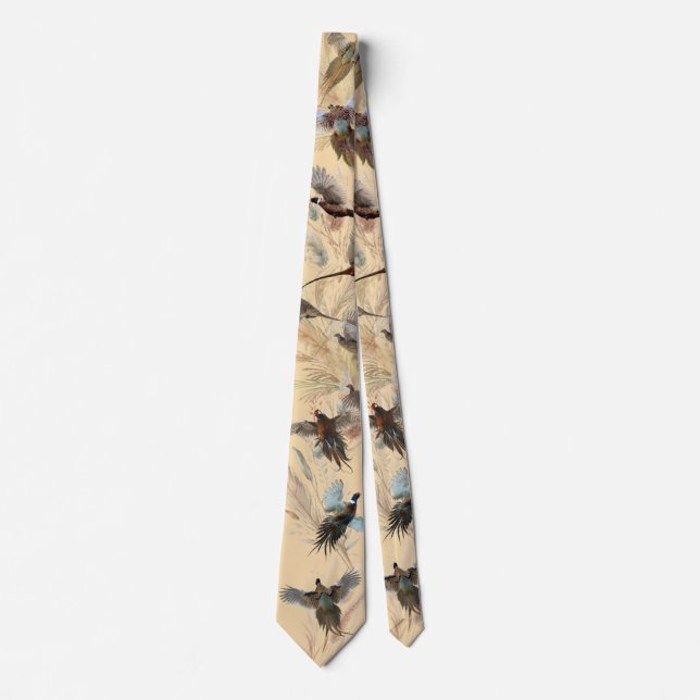 Pheasant  neck tie (Front)