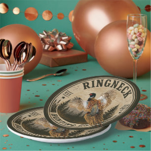 Pheasant paper plates