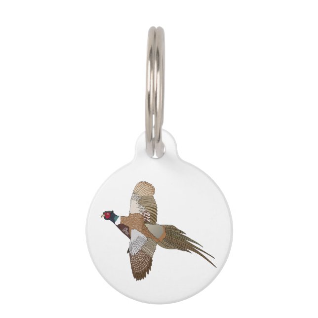 Pheasant Pet ID Tag (Front)