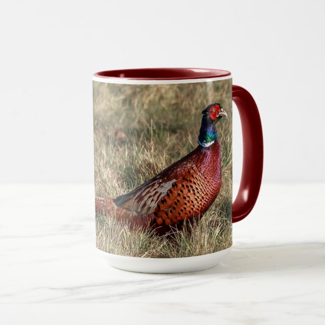 Pheasant Photo Mug (Front Right)
