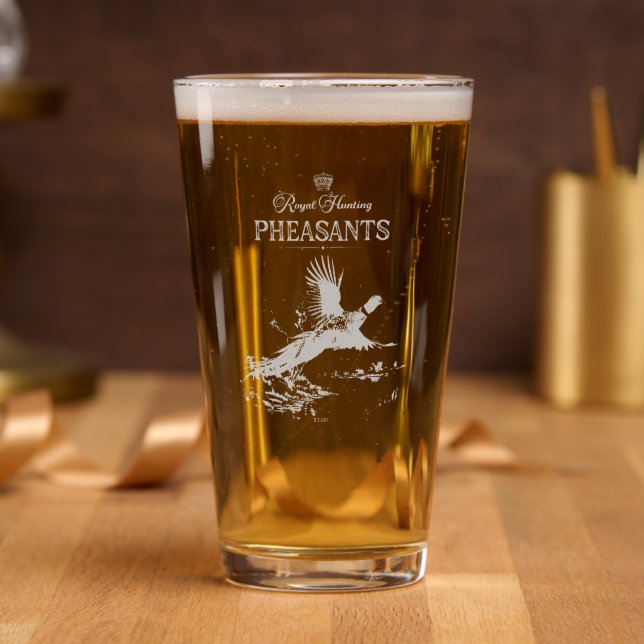 Pheasant Pint Glass (Party)