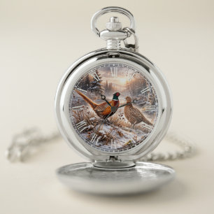 Pheasant pocket watch