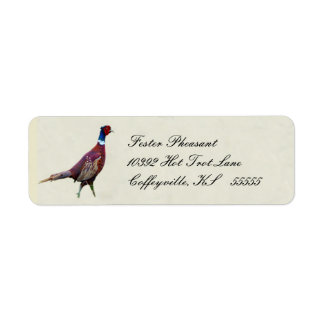 Pheasant Return Label