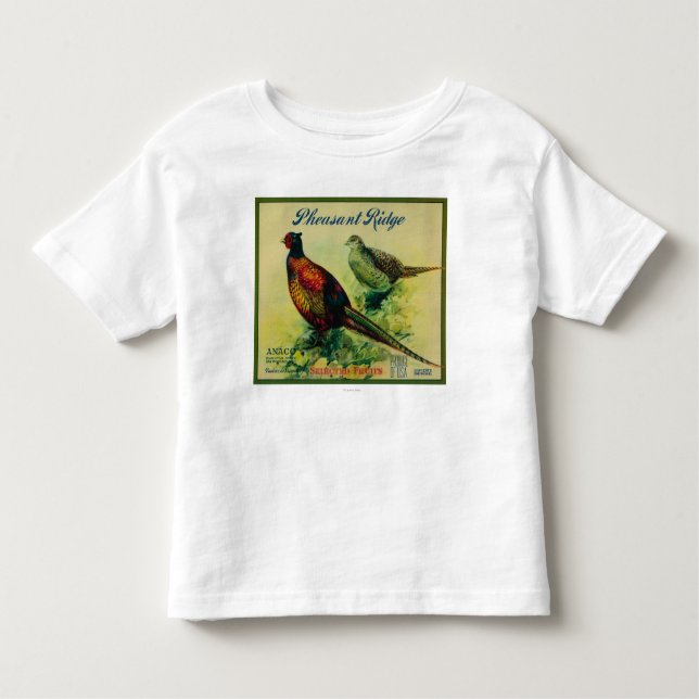 Pheasant Ridge Apple Crate Label Toddler T-shirt (Front)