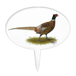 Pheasant Rooster Cake Topper