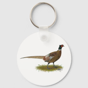 Pheasant Rooster Keychain