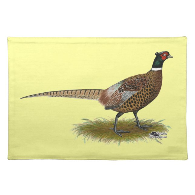 Pheasant Rooster Placemat (Front)