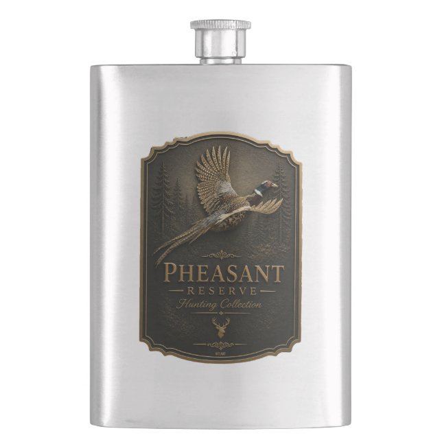 Pheasant, Royal Hunting Flask (Front)