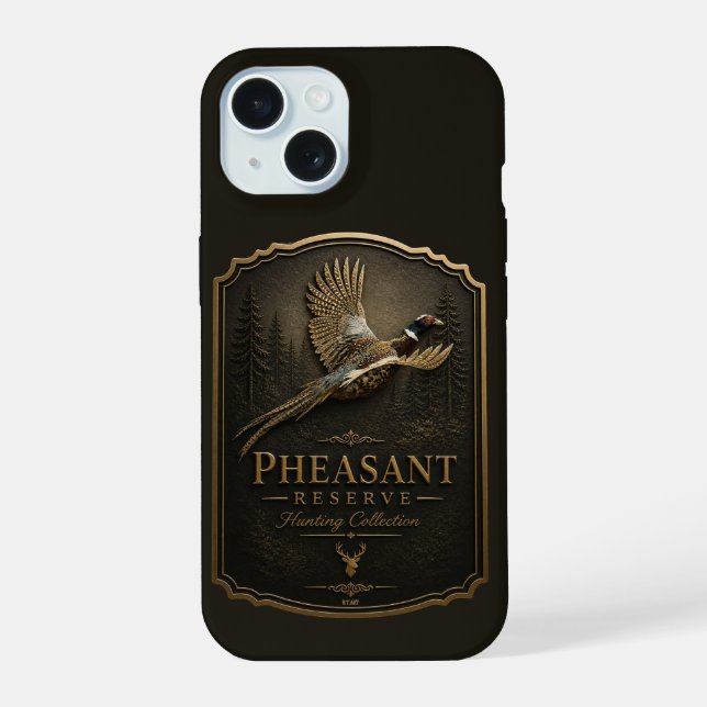 Pheasant, Royal Hunting Iphone Case (Back)