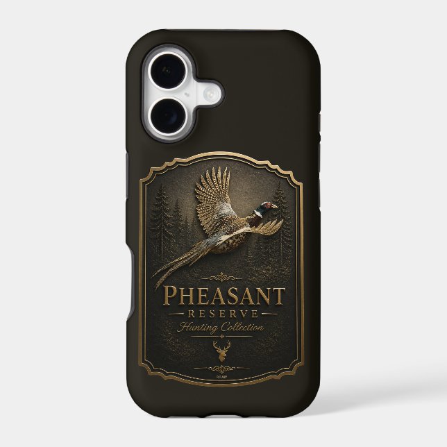 Pheasant, Royal Hunting iPhone Case (Back)