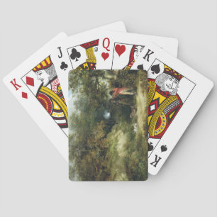 Pheasant Shooting (oil on canvas) 3 Poker Cards