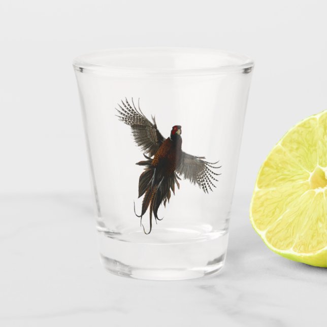 Pheasant Shot Glass (Front)