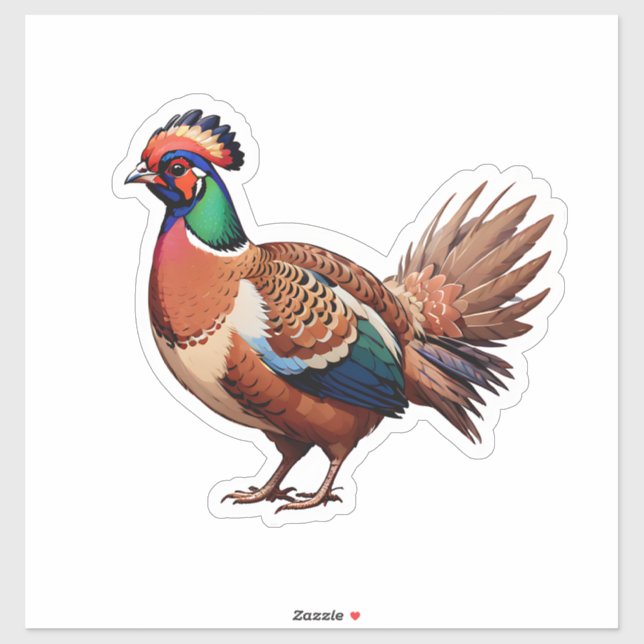 Pheasant Sticker (Sheet)
