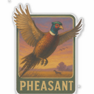 Pheasant Sticker