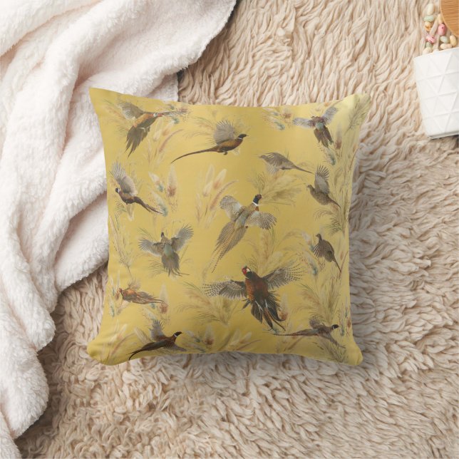 Pheasant  throw pillow (Blanket)