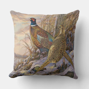 Pheasant  throw pillow