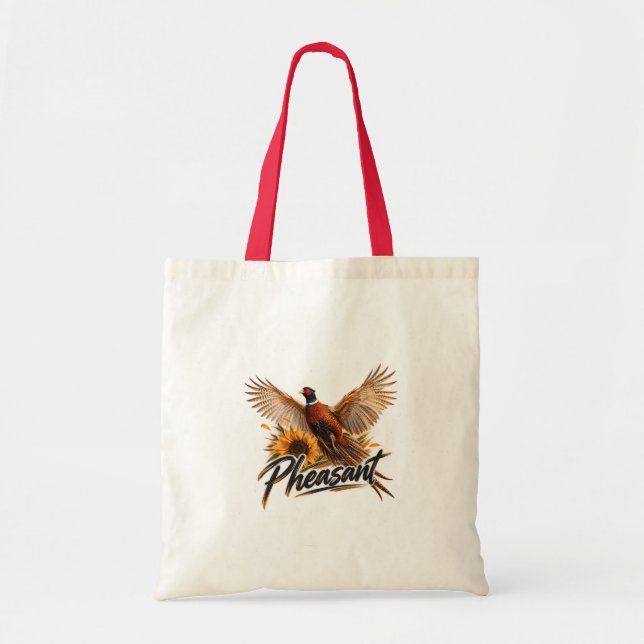 Pheasant  tote bag (Front)