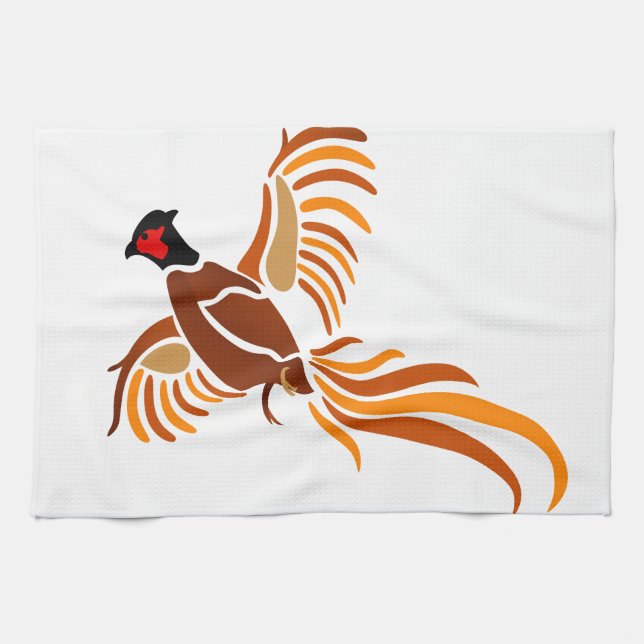 Pheasant Towel (Horizontal)