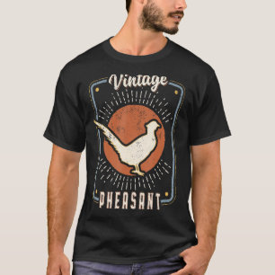 Pheasant Vintage Retro Classic Animal Love T-Shirt