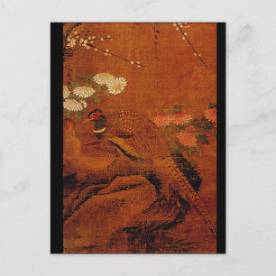 Pheasants and Flowers_The Orient Postcard