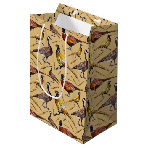 Pheasants And Geese Gift Bag