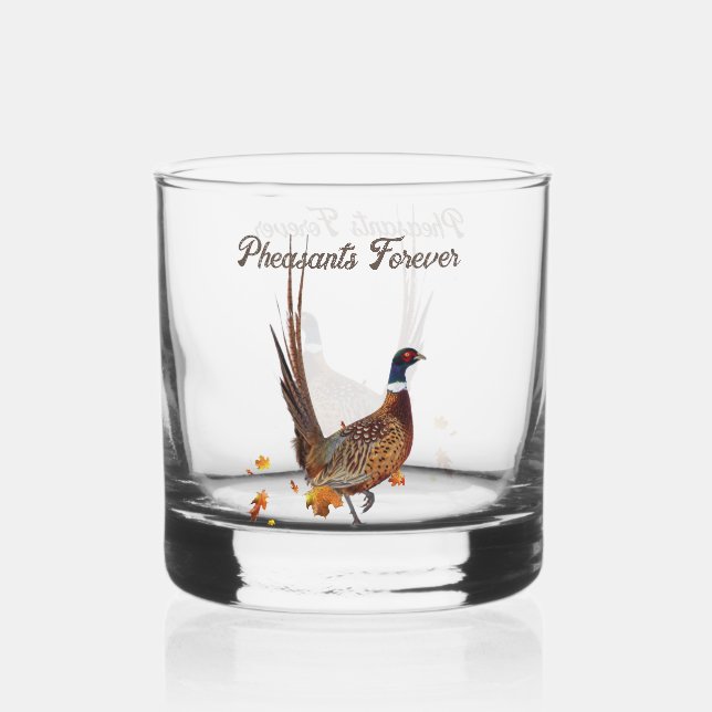 Pheasants Forever Whiskey Glass (Front)