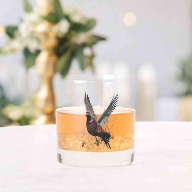 Pheasants Forever Whiskey Glass (Insitu (Wedding))