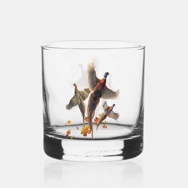 Pheasants Forever Whiskey Glass (Front)