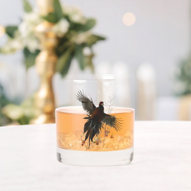 Pheasants Forever Whiskey Glass (Insitu (Wedding))