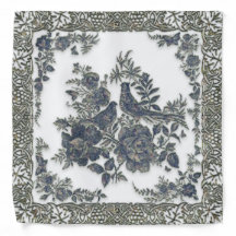 Pheasants in flowers