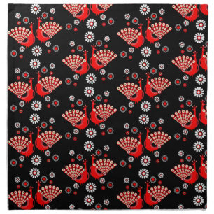 Pheasants Peacock Art Cloth Napkin