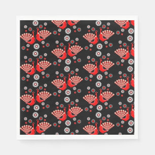 Pheasants Peacock Art Napkins