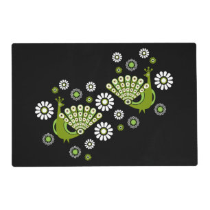  Pheasants Peacock Art Placemat