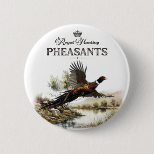 Pheasants, Royal Hunting Button