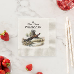Pheasants, Royal Hunting Napkins