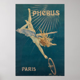 Phebus Vintage French New Bicycle France Poster