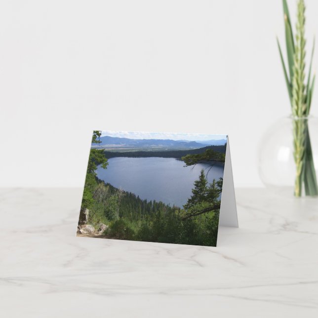 Phelps Lake I at Grand Teton National Park Card (Front)